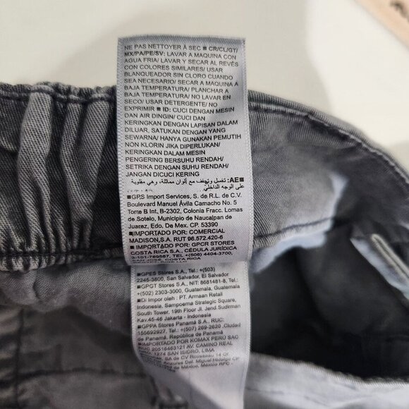 Old Navy Shorts XS Everyday Easy Chino Gray Elastic Waist Casual Cotton Blend - Picture 6 of 11